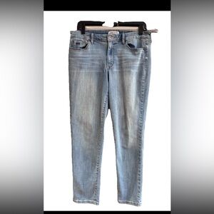 Nine West Women’s Gramercy Light Blue Skinny Cropped Jeans, Size 8